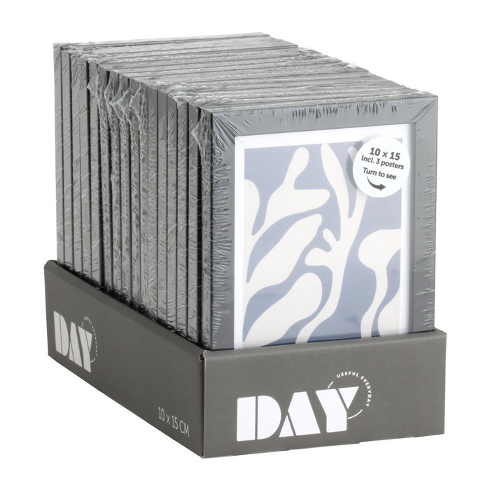 Day Lot de 16 cadres photo 10x15 cm avec 3 posters décoratifs Day Lot de 16 cadres photo 10x15 cm avec 3 posters décoratifs