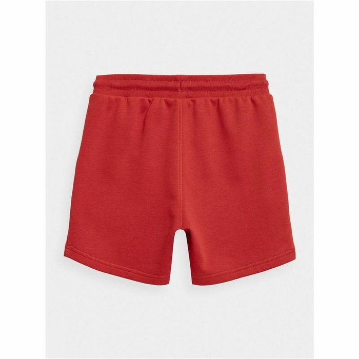 Pantalon court 4F M049 Rouge Enfant Homme 5-6 Ans