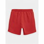 Pantalon court 4F M049 Rouge Enfant Homme 5-6 Ans