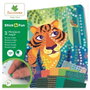 Darpeje Mosaico jungla - Jeu de mosaïques avec motif jungle pour enfants à partir de 36 mois - Multilingue (français, anglais, néerlandais, espagnol, italien, allemand)