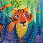 Darpeje Mosaico jungla - Jeu de mosaïques avec motif jungle pour enfants à partir de 36 mois - Multilingue (français, anglais, néerlandais, espagnol, italien, allemand)