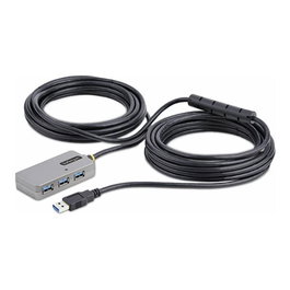 Startech Hub USB U01043-USB-EXTENDER Noir Argenté