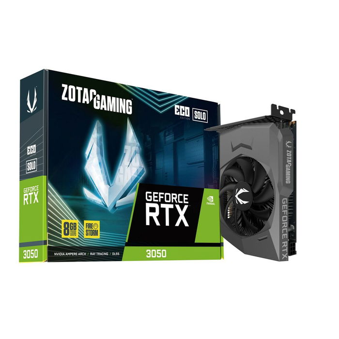 Carte Graphique Zotac ZT-A30500R-10L GDDR6 Nvidia GeForce RTX 3050 8 GB Carte Graphique Zotac ZT-A30500R-10L GDDR6 Nvidia GeForce RTX 3050 8 GB
