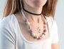Innspiro Kit de 300 perles en bois multicolores 15 mm et fil en coton