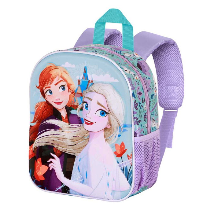 Karactermania Sac à dos préscolaire Disney Frozen 2 31 cm avec design 3D, dos et bretelles rembourrés, poche filet latérale Karactermania Sac à dos préscolaire Disney Frozen 2 31 cm avec design 3D, dos et bretelles rembourrés, poche filet latérale