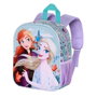 Karactermania Sac à dos préscolaire Disney Frozen 2 31 cm avec design 3D, dos et bretelles rembourrés, poche filet latérale