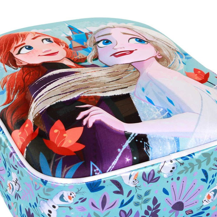 Karactermania Sac à dos préscolaire Disney Frozen 2 31 cm avec design 3D, dos et bretelles rembourrés, poche filet latérale Karactermania Sac à dos préscolaire Disney Frozen 2 31 cm avec design 3D, dos et bretelles rembourrés, poche filet latérale