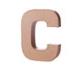 Innspiro Lettre C en papier mâché de 10 cm