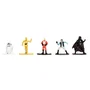 Jada - Set de 12 Figurines Star Wars en Métal - 4cm - Licence Officielle - Personnages Dark Vador, R2D2, Princesse Leia - À partir de 3 ans
