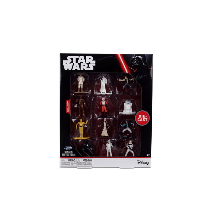 JADA TOYS Set de 12 figurines Star Wars Metalfigs 4cm
