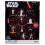 JADA TOYS - Blister de 12 figurines Metalfigs Star Wars - 4 cm - Collection de figurines métalliques