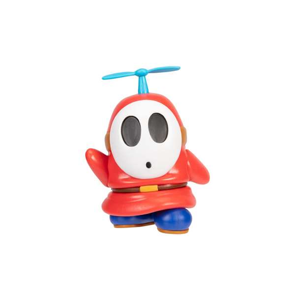 Jakks Pacific Figurines Super Mario 10 cm - Série de 5 modèles assortis en PVC (Bone Planta Piranha, Raccoon Mario, Red Koopa, Shy Guy, Cat Peach)