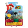 Jakks Pacific Figurines Super Mario 10 cm - Série de 5 modèles assortis en PVC (Bone Planta Piranha, Raccoon Mario, Red Koopa, Shy Guy, Cat Peach)