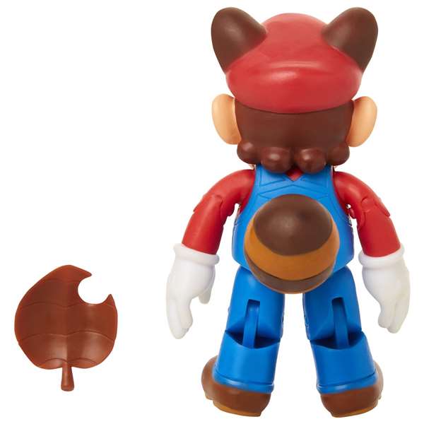 Jakks Pacific Figurines Super Mario 10 cm - Série de 5 modèles assortis en PVC (Bone Planta Piranha, Raccoon Mario, Red Koopa, Shy Guy, Cat Peach)