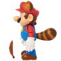 Jakks Pacific Figurines Super Mario 10 cm - Série de 5 modèles assortis en PVC (Bone Planta Piranha, Raccoon Mario, Red Koopa, Shy Guy, Cat Peach)