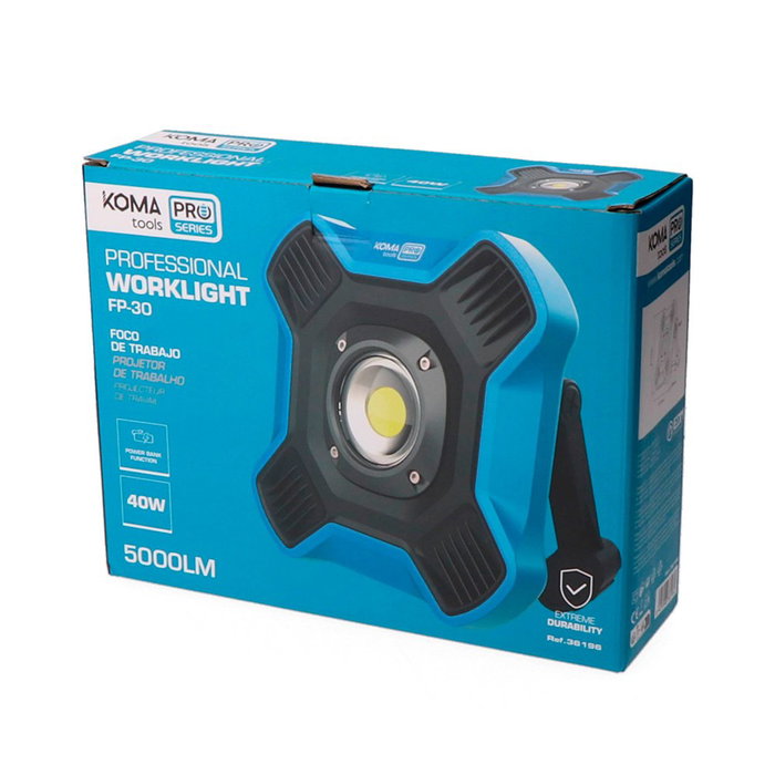 Koma Tools FP-30 Projecteur LED Professionnel Rechargeable 40W 5000 lm Koma Tools FP-30 Projecteur LED Professionnel Rechargeable 40W 5000 lm
