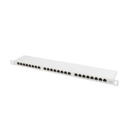 Lanberg Panneau de Brassage 24 Ports UTP Catégorie 5e PPS6-0024-S Gris