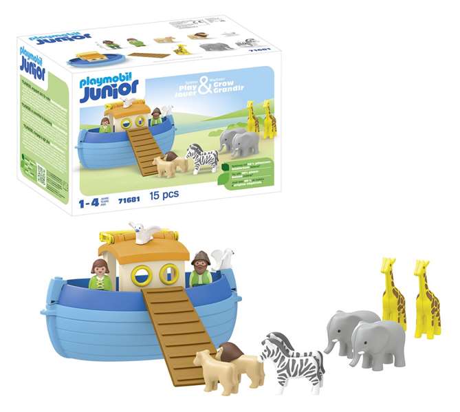 Playmobil Junior Arche de Noé transportable 71681