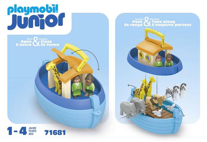 Playmobil Junior Arche de Noé transportable 71681