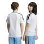 T shirt à manches courtes Enfant Adidas Nations Blanc