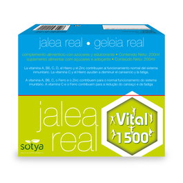 SOTYA Jalea Real Vital 1500, 20 flacons de 10 ml