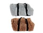 Mascow Transportin pour Chien Souple en Polyester 25 x 23 x 45 cm Gris et Marron (Set de 6)