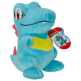 JAZWARES Peluche Pokémon Totodile 20 cm - Figurine douce officielle