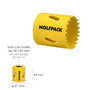 WOLFPACK LINEA PROFESIONAL Scie cloche bimétal Target Ø 41 mm