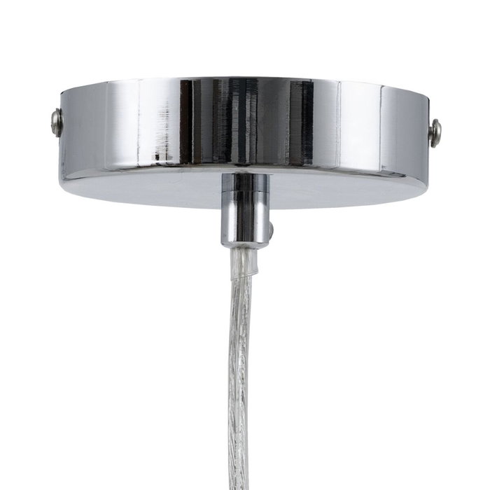 BigBuy Home Suspension Argenté Verre Fer 28 W BigBuy Home Suspension Argenté Verre Fer 28 W