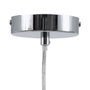 BigBuy Home Suspension Argenté Verre Fer 28 W
