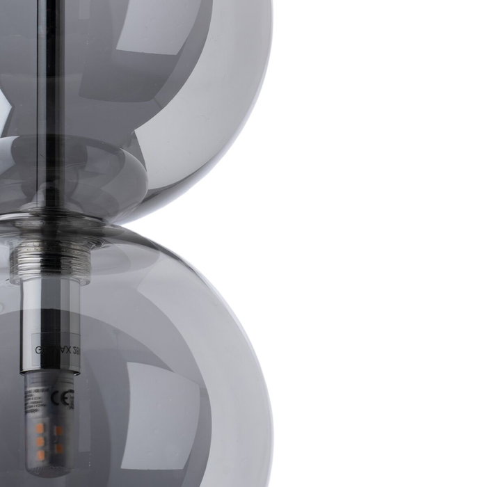 BigBuy Home Suspension Argenté Verre Fer 28 W BigBuy Home Suspension Argenté Verre Fer 28 W