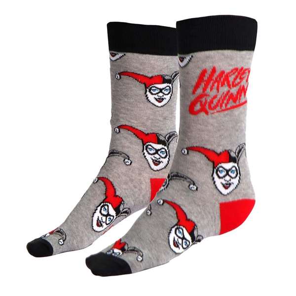 Cerdá Calcetines Femme Harley Quinn Taille 36-43 - Gris Cerdá Calcetines Femme Harley Quinn Taille 36-43 - Gris