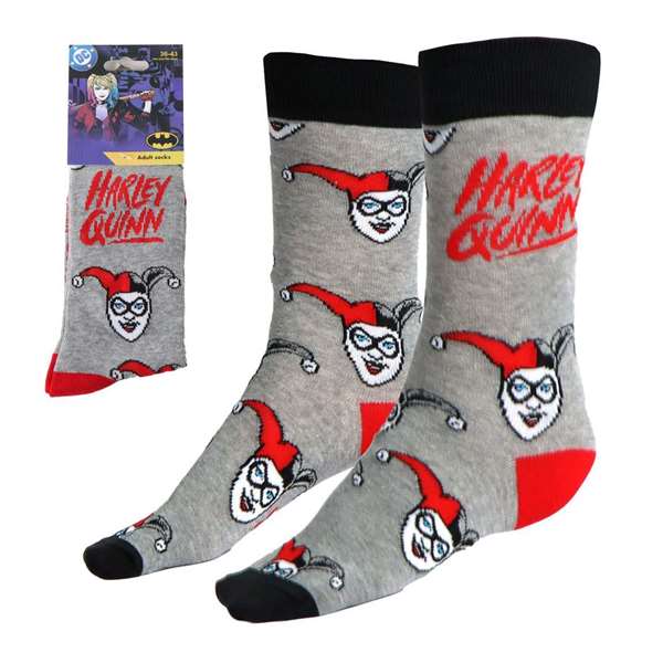 Cerdá Calcetines Femme Harley Quinn Taille 36-43 - Gris Cerdá Calcetines Femme Harley Quinn Taille 36-43 - Gris