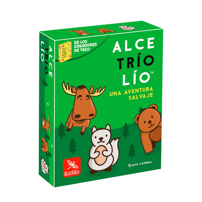 Lúdilo Alce, Trío Lío - Jeu de cartes rapide en famille, à partir de 7 ans - Voyage dans les montagnes