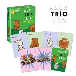 Lúdilo Alce, Trío Lío - Jeu de cartes rapide en famille, à partir de 7 ans - Voyage dans les montagnes