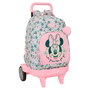 Cartable à roulettes Minnie Mouse Minty Rose 33 x 45 x 22 cm