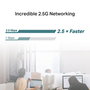 TP-Link TX201 Carte réseau PCIe Ethernet 2.5 Gigabit, compatible 2.5G/1G/100M/10M, avec support bas profil pour tours mini, Wake On LAN
