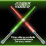 Power Saber Vert avec Projection et Retrait Automatiques - Sabre Lumineux 1:1 avec Effets Sonores et Lumière
