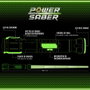 Power Saber Vert avec Projection et Retrait Automatiques - Sabre Lumineux 1:1 avec Effets Sonores et Lumière