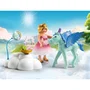 PLAYMOBIL 71802 Set de Jeu - Princesse Magic avec Poulain Ailé et Nuage, Figurine et Accessoires, 16 Pièces, Jouet Enfant Dès 4 Ans