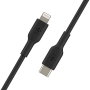 Belkin CAA003BT1MBK Câble USB-C vers Lightning Boost Charge 1m Noir MFi