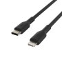 Belkin CAA003BT1MBK Câble USB-C vers Lightning Boost Charge 1m Noir MFi