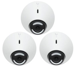 Ubiquiti UVC-G5-DOME-3 Caméra de plafond PoE 2K HD, Pack de 3