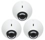 Ubiquiti Pack de 3 caméras de sécurité 2K HD PoE, Blanc