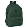 Munich Basics Sac à dos double pour ordinateur portable 15,6 pouces avec port USB, vert, 31x44x18 cm