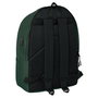 Munich Basics Sac à dos double pour ordinateur portable 15,6 pouces avec port USB, vert, 31x44x18 cm