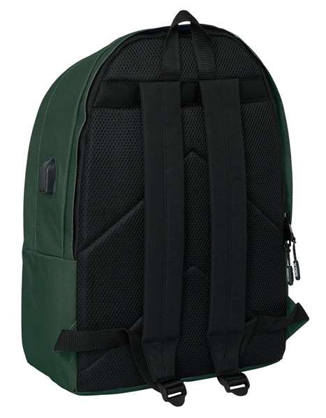 Munich Basics Sac à dos double pour ordinateur portable 15,6 pouces avec port USB, vert, 31x44x18 cm Munich Basics Sac à dos double pour ordinateur portable 15,6 pouces avec port USB, vert, 31x44x18 cm
