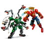 LEGO Marvel Batalla de Armaduras Robóticas : Spider-Man vs. Doc Ock (76338) avec 2 robots articulés et 3 minifigurines