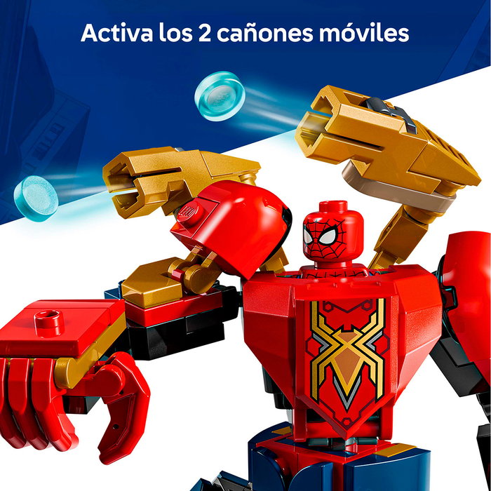 LEGO Marvel Batalla de Armaduras Robóticas : Spider-Man vs. Doc Ock (76338) avec 2 robots articulés et 3 minifigurines LEGO Marvel Batalla de Armaduras Robóticas : Spider-Man vs. Doc Ock (76338) avec 2 robots articulés et 3 minifigurines