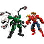 LEGO Marvel Batalla de Armaduras Robóticas : Spider-Man vs. Doc Ock (76338) avec 2 robots articulés et 3 minifigurines